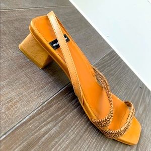 Anthropologie Angel Alarcon strapy sandals